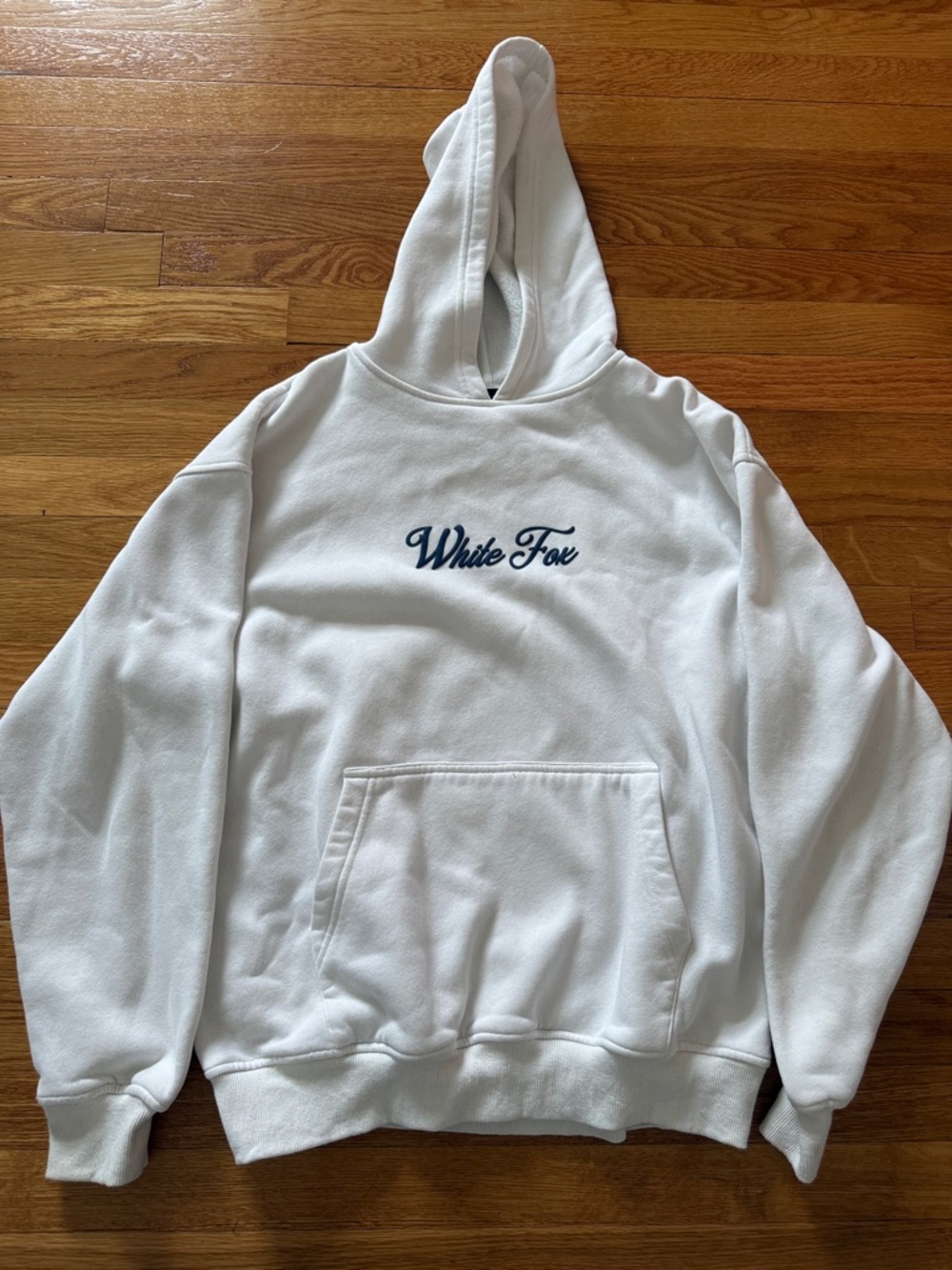 White fox White Pullover Hoodie